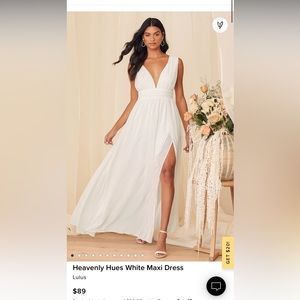 Lulus heavenly hues maxi dress